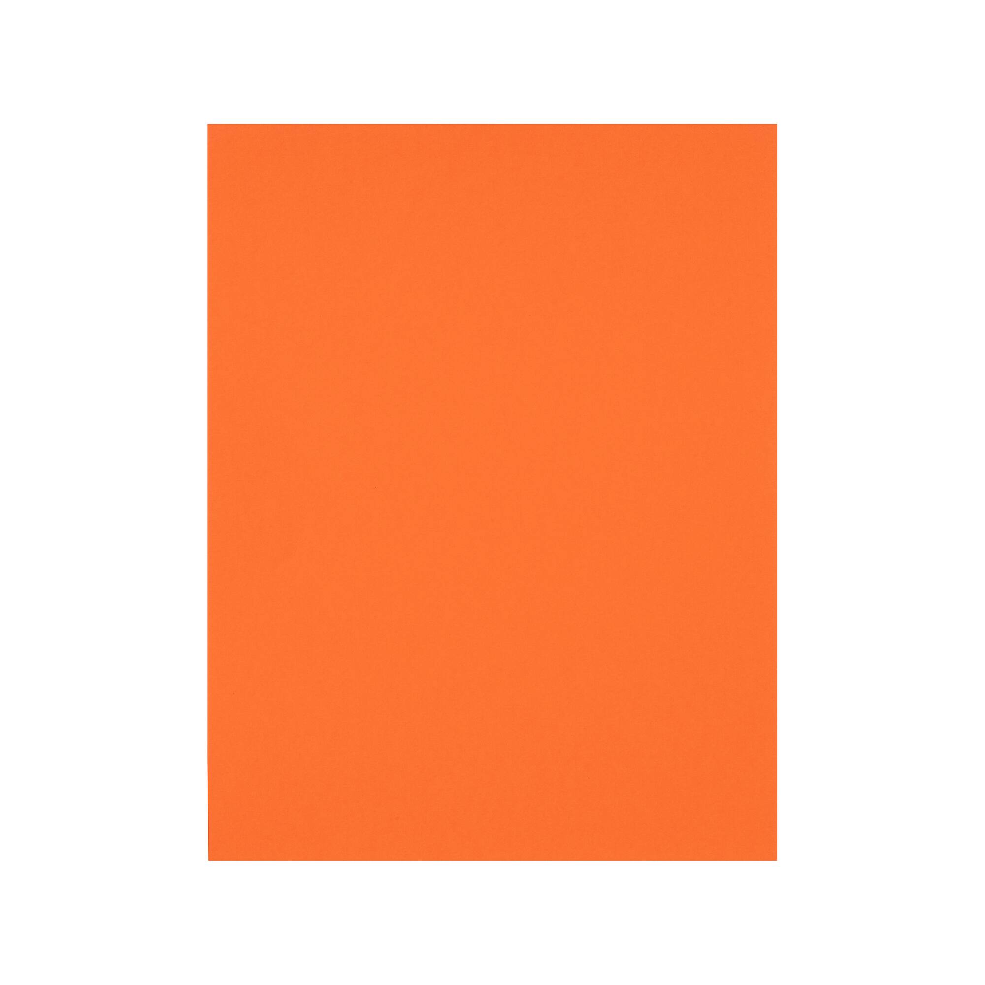 12 Packs: 50 ct. (600 total) Tangerine 8.5" x 11" Cardstock Paper by Recollections™